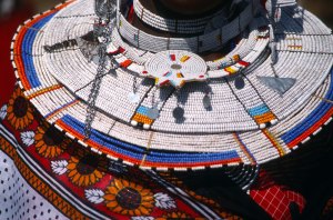  Maasai woman necklace detail 20031019