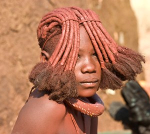 Young Himba girl in Namibia