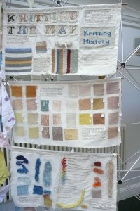 Samples of natural dyess