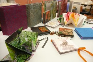 Book structures in progress at Burnbrae Studio